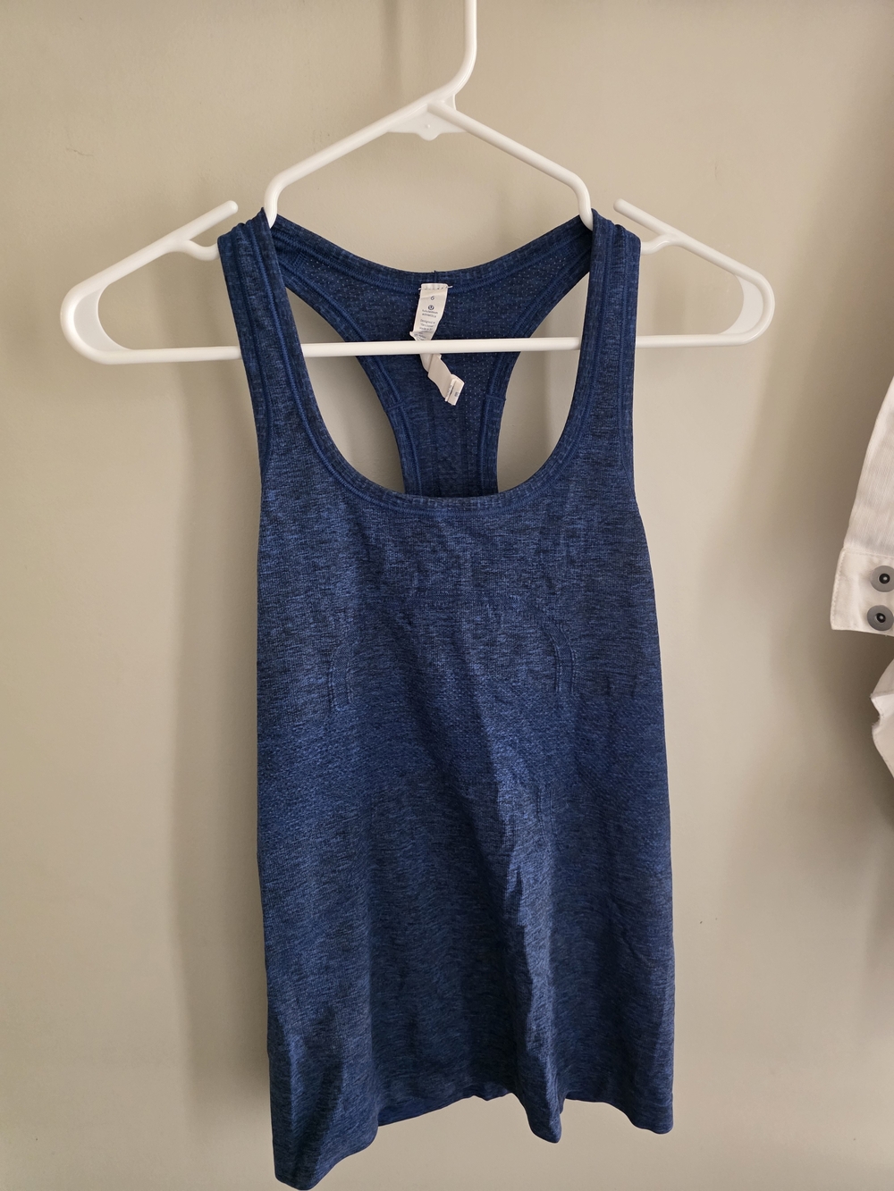 lululemon athletica Blue Racerback Tank Top